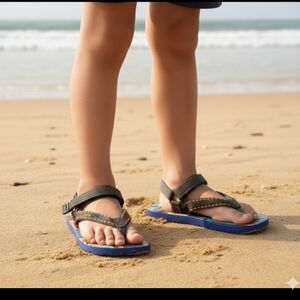 🎈NWOT Colorful Jungle Kids Sandals 18CM